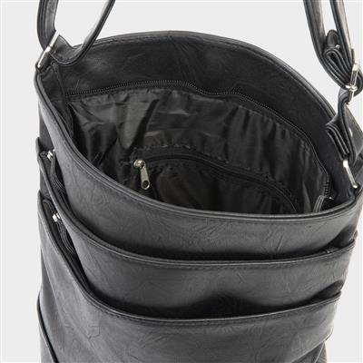 Cynthia Black Cross Body Bag