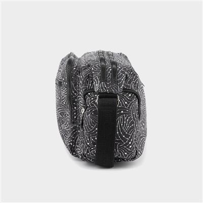 Orla Womens Black Printed Cross Body Bag
