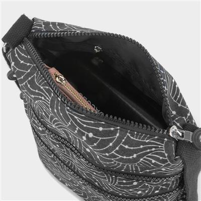 Womens Multi Print Cross Body Bag