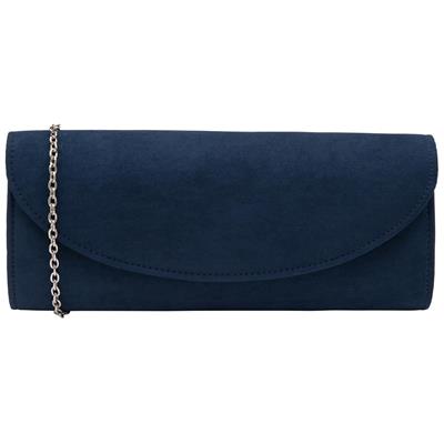 Claire Womens Navy Clutch Bag