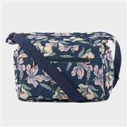 Lilley Octavia Womens Blue Floral Cross Body Bag (Click For Details)