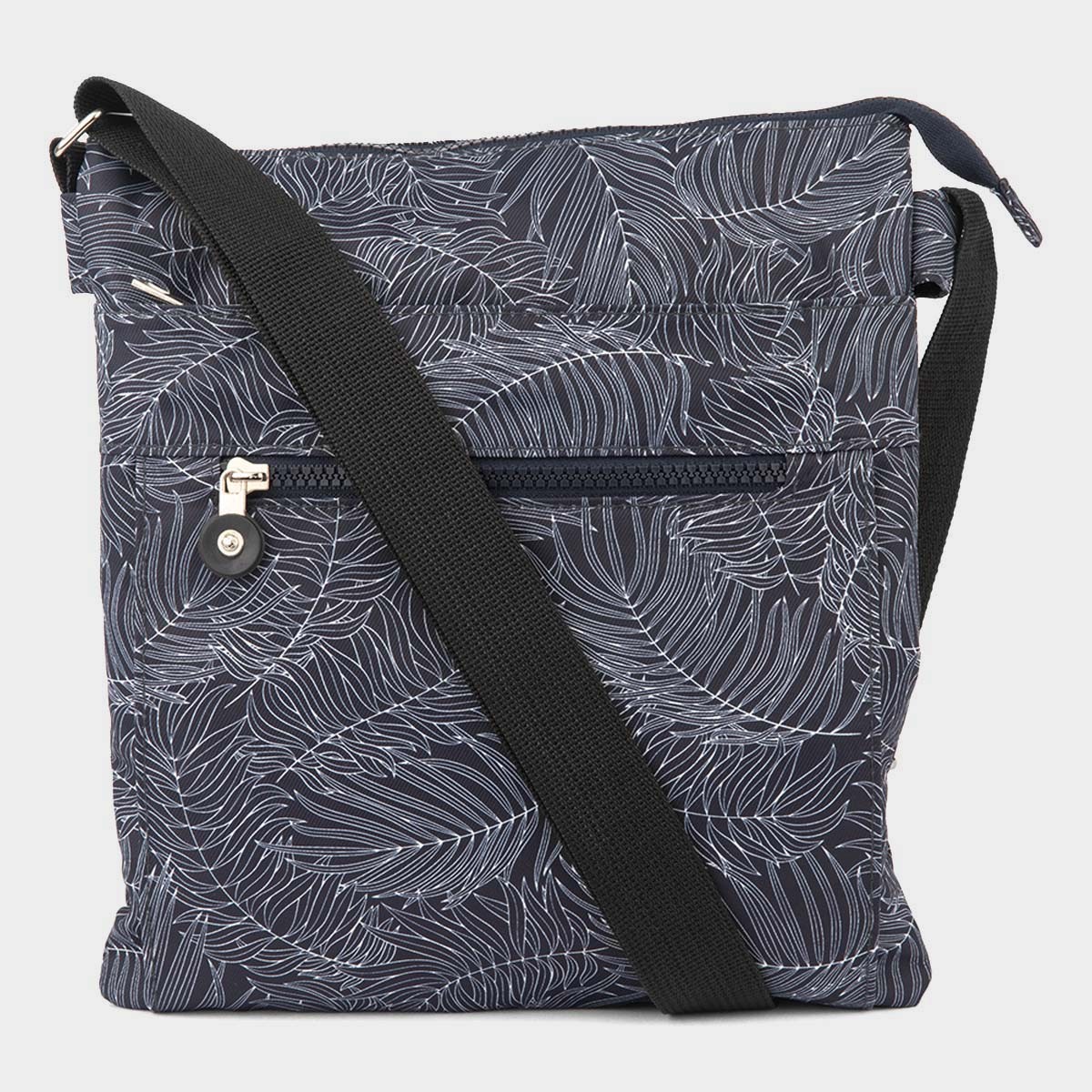 Blue Patterned Crossbody Bag