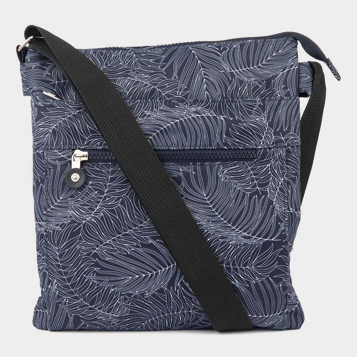 Blue Patterned Crossbody Bag