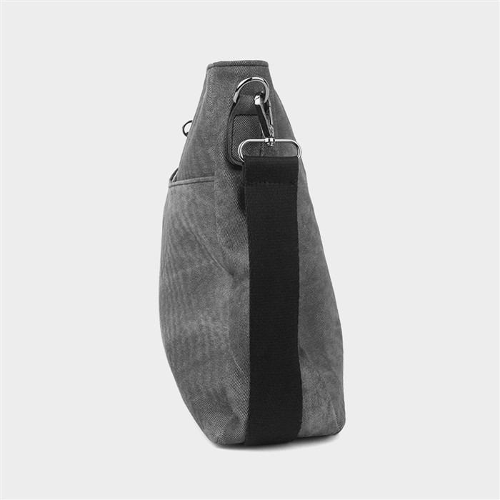 Womens Grey Crossbody Bag