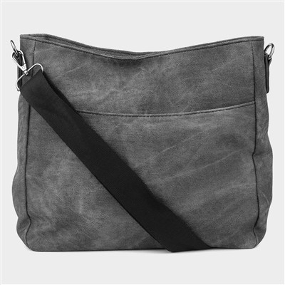 Womens Grey Crossbody Bag