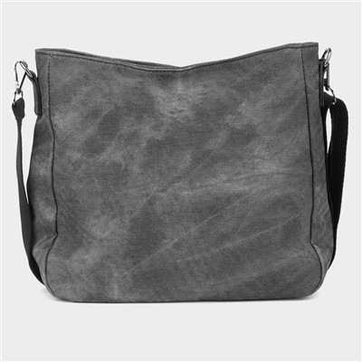 Womens Grey Crossbody Bag