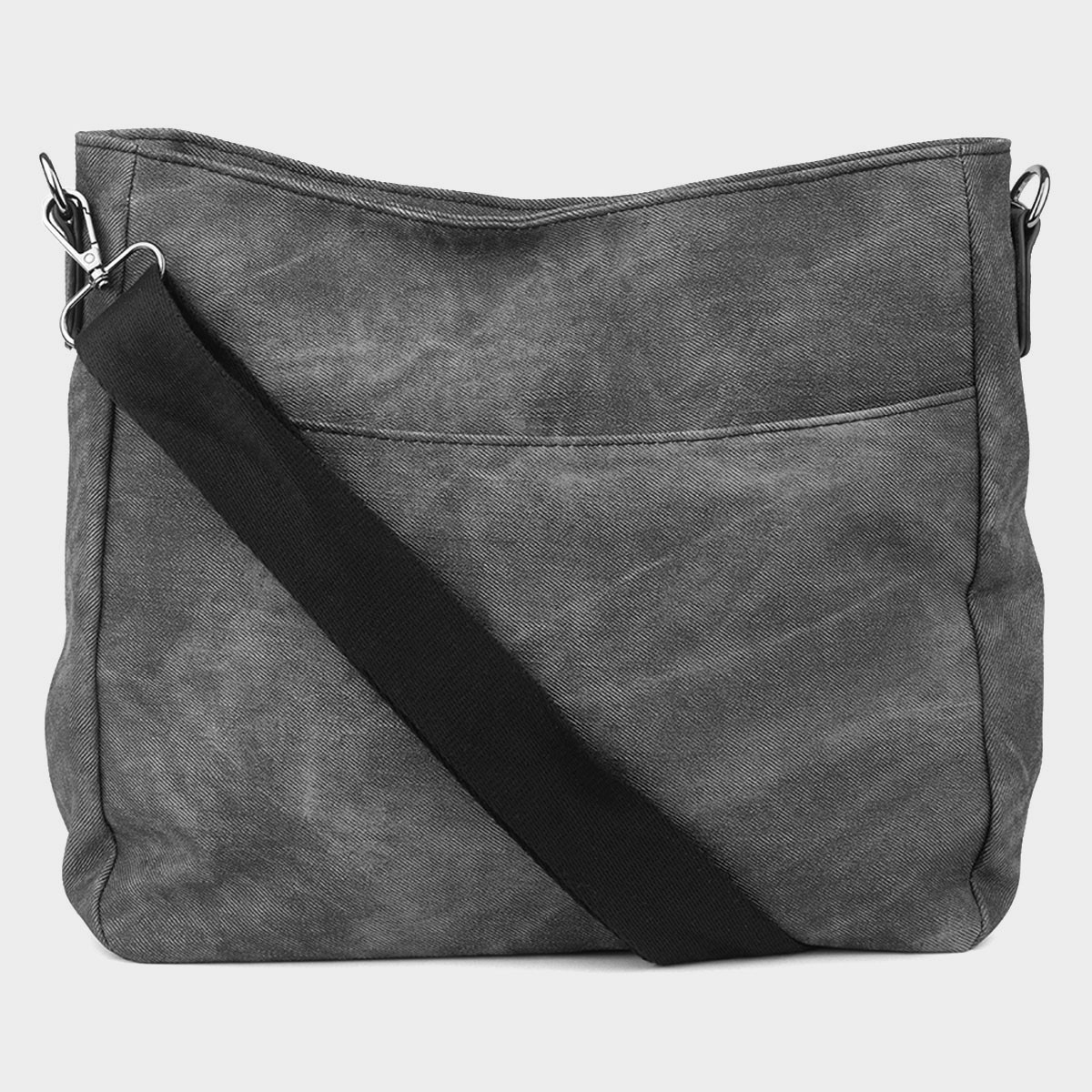 Womens Grey Crossbody Bag
