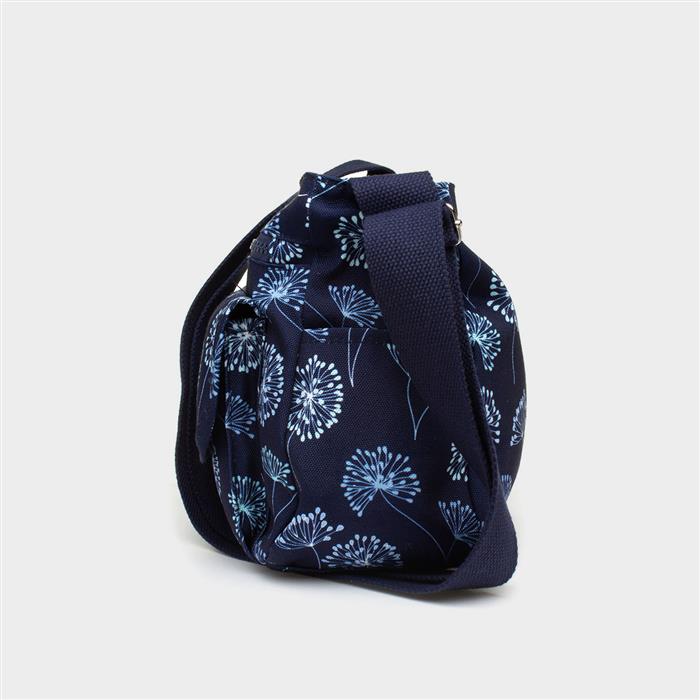 Blue Floral Cross Body Bag
