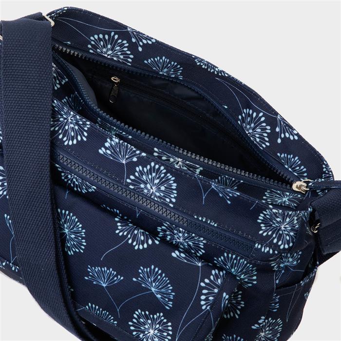 Blue Floral Cross Body Bag90379 Shoe Zone