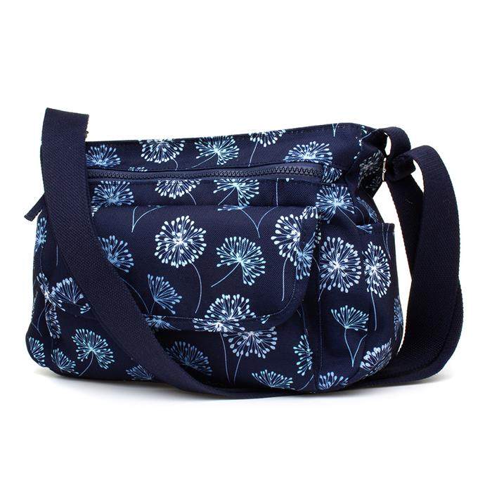 Image of Blue Floral Cross Body Bag