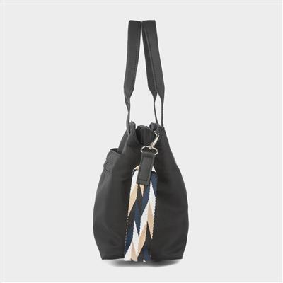 Inez Womens Black Handbag