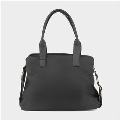 Inez Womens Black Handbag