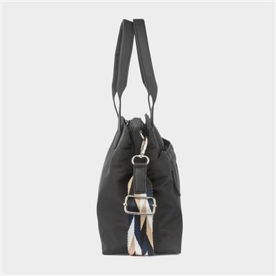 Inez Womens Black Handbag