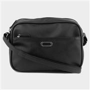 Lilley Womens Black Compartment Handbag (Click For Details)