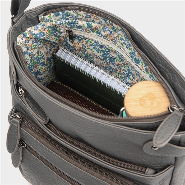 Women's Grey Crossbody Bag
