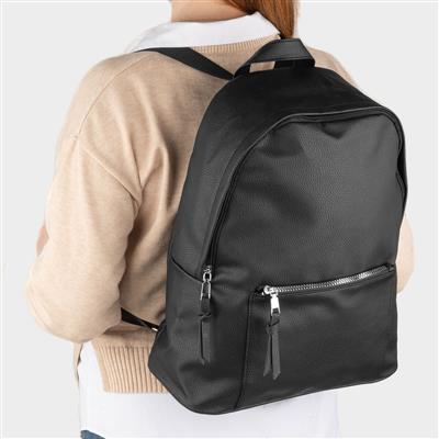 Kendal Black Zip Backpack