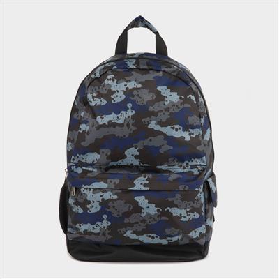 Morley Blue Grey and Black Camo Backpack