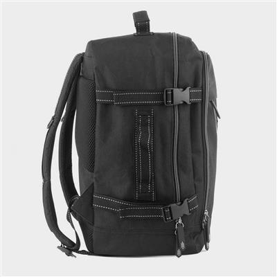 Buxton Black and Grey Cabin Backpack-904033 | Shoe Zone