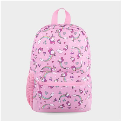 Hexham Kids Pink Unicorn Backpack