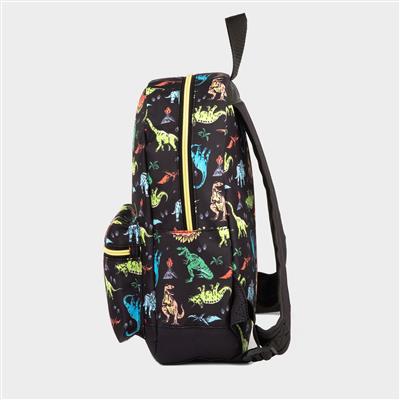 Hexham Multi Coloured Dinosaur Print Back Pack