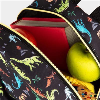 Hexham Multi Coloured Dinosaur Print Back Pack