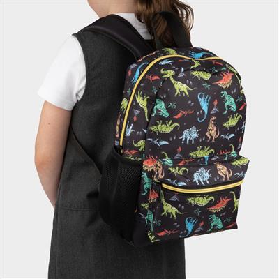 Hexham Multi Coloured Dinosaur Print Back Pack