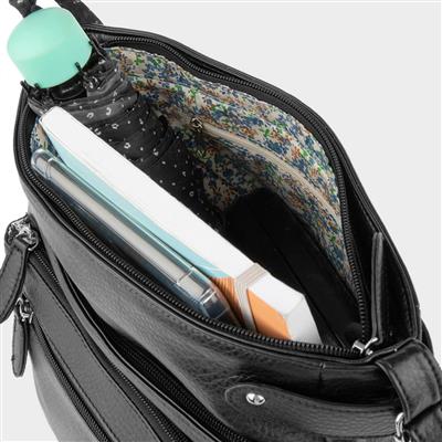 Felicity Womens Black Cross Bag