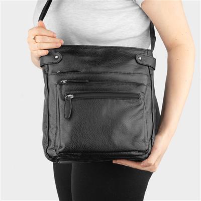 Felicity Womens Black Cross Bag