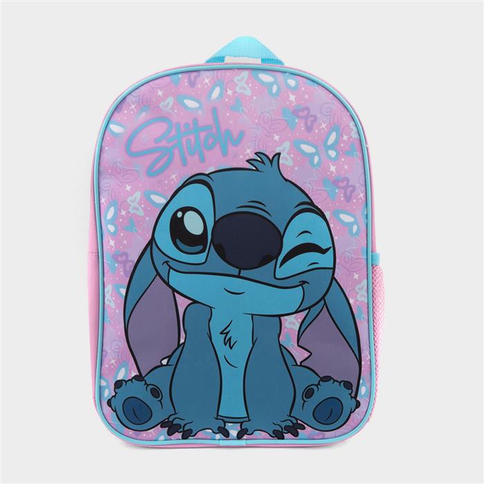 Disney Stitch Multi-Coloured Kids Multi Character Backpack Size 1