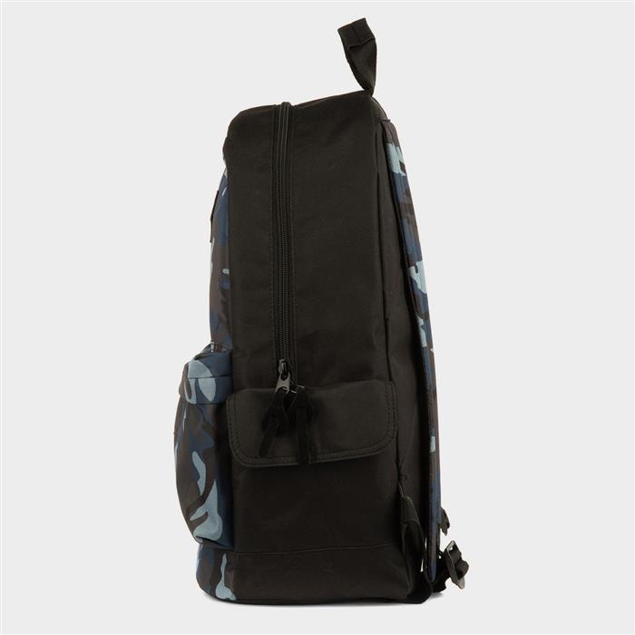 Blue & Multi-Coloured Camo Backpack