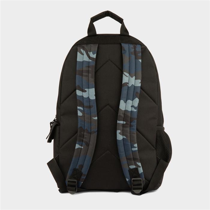 Blue & Multi-Coloured Camo Backpack