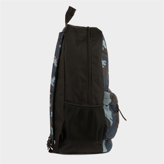 Blue & Multi-Coloured Camo Backpack