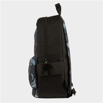 Blue & Multi-Coloured Camo Backpack