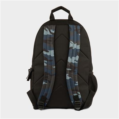 Blue & Multi-Coloured Camo Backpack
