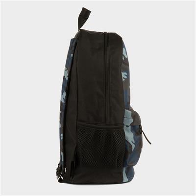 Blue & Multi-Coloured Camo Backpack