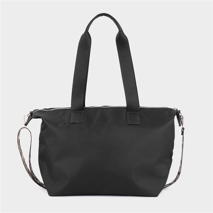 Womens Black Quilted Handbag