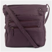 Lilley Womens Purple Cross Body Handbag (Click For Details)