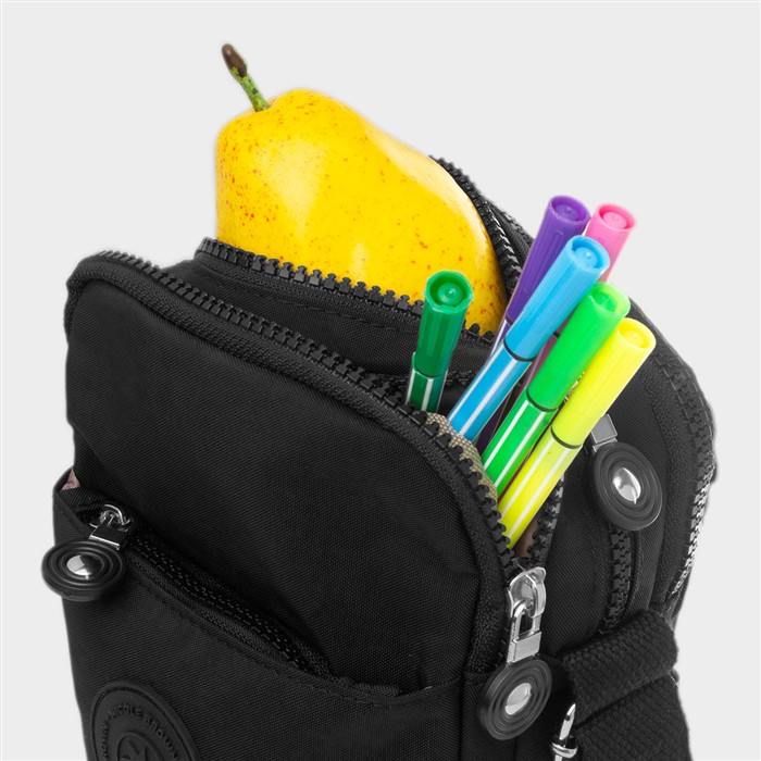 Black Multi Pocket Camera Bag