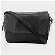 Lilley Ursula Black Organiser Shoulder Bag (Click For Details)