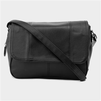 Ursula Black Organiser Shoulder Bag