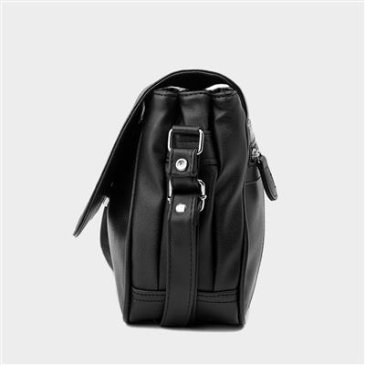 Black Organiser Shoulder Bag