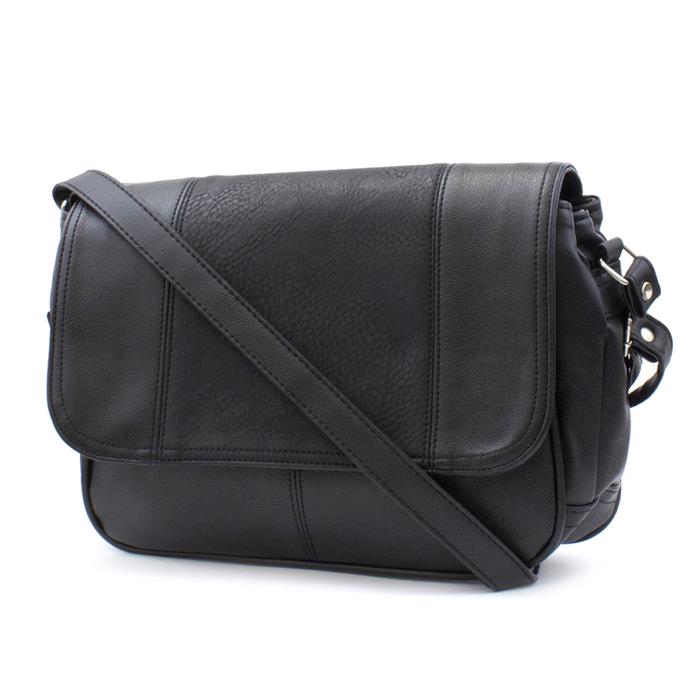 Image of Lilley Black Organiser Shoulder Bag