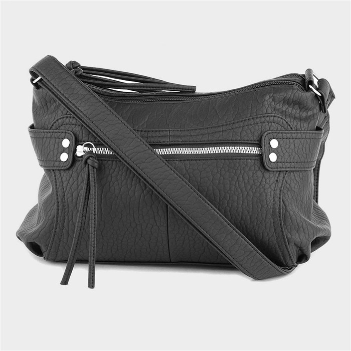 Womens Black Crossbody Handbag