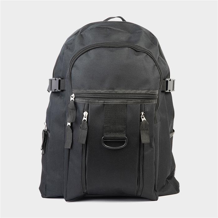 Black Backpack with Multi Pocket