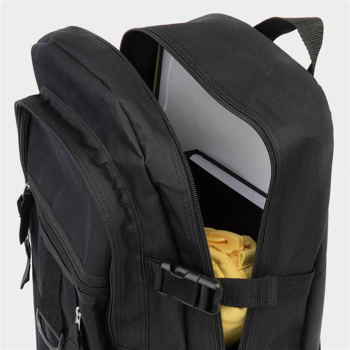 Black Backpack with Multi Pocket