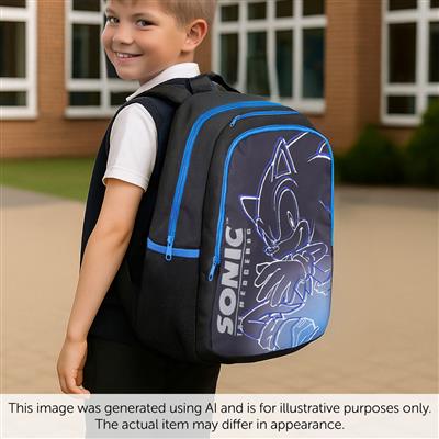 Kids Black Character Bag