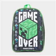 Minecraft Kids Black Backpack (Click For Details)