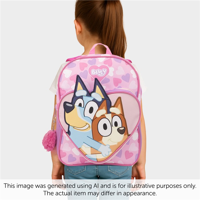 Kids Pink Hearts Backpack
