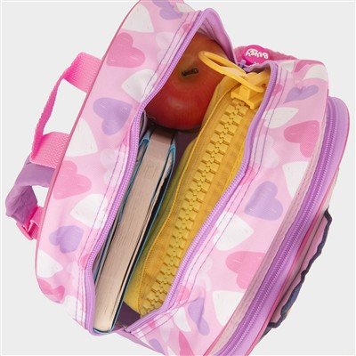 Kids Pink Hearts Backpack
