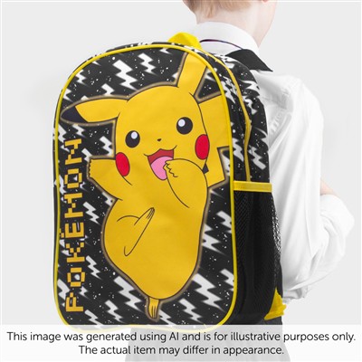 Kids Black Light Up Backpack